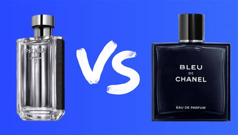 prada l'homme vs bleu de chanel